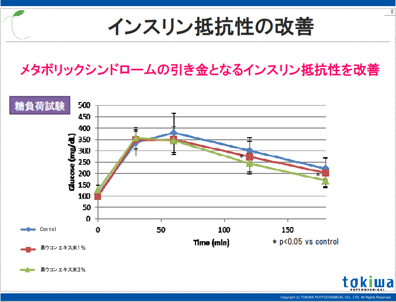 インスリン抵抗性の改善